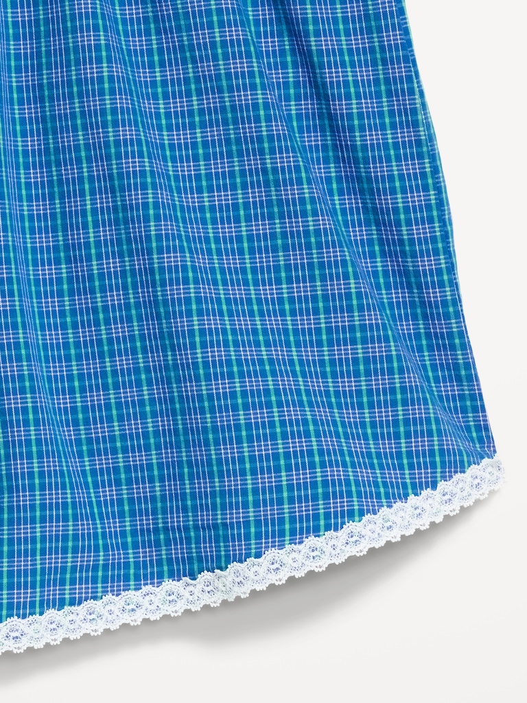 Classic Poplin Boxer Pajama Shorts