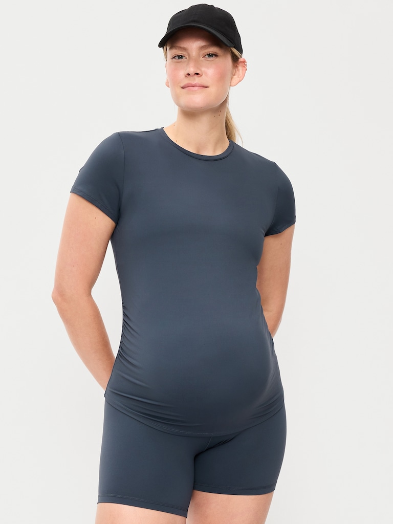 Maternity StudioSmooth Short-Sleeve Jersey Top