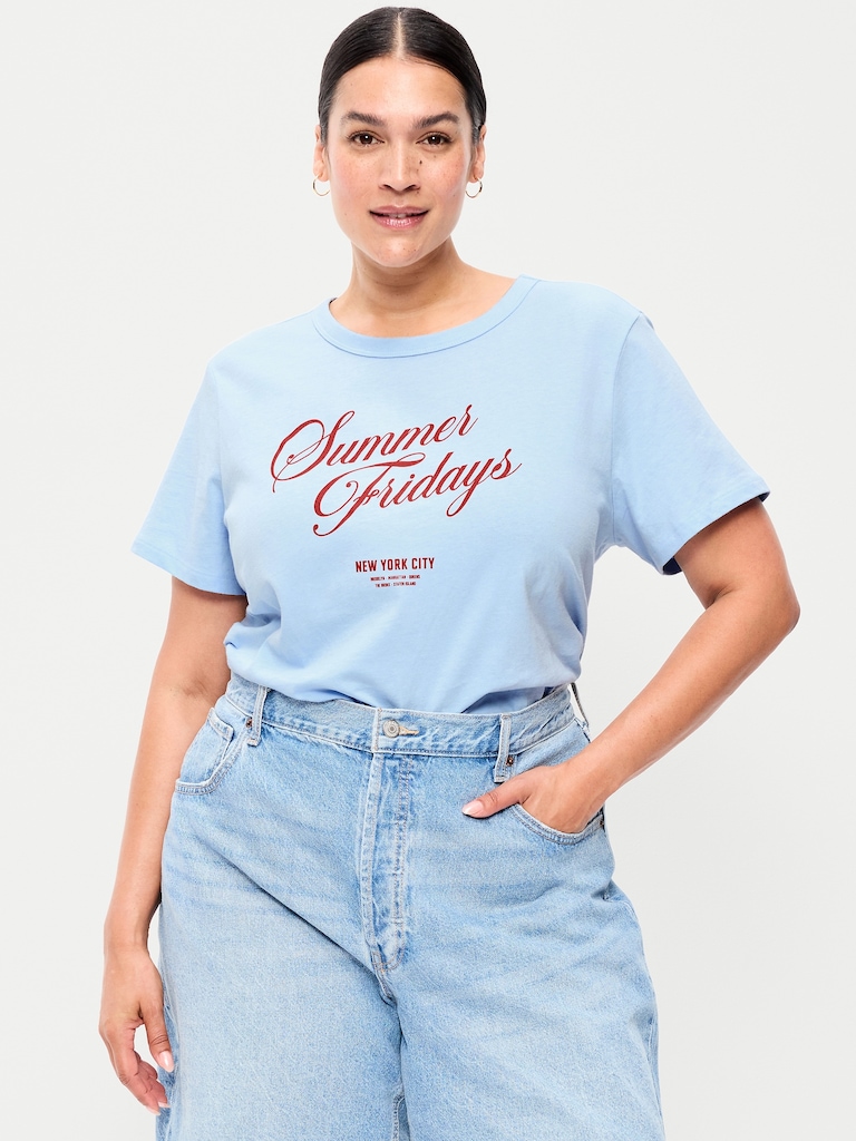 EveryWear Crew-Neck Graphic T-Shirt
