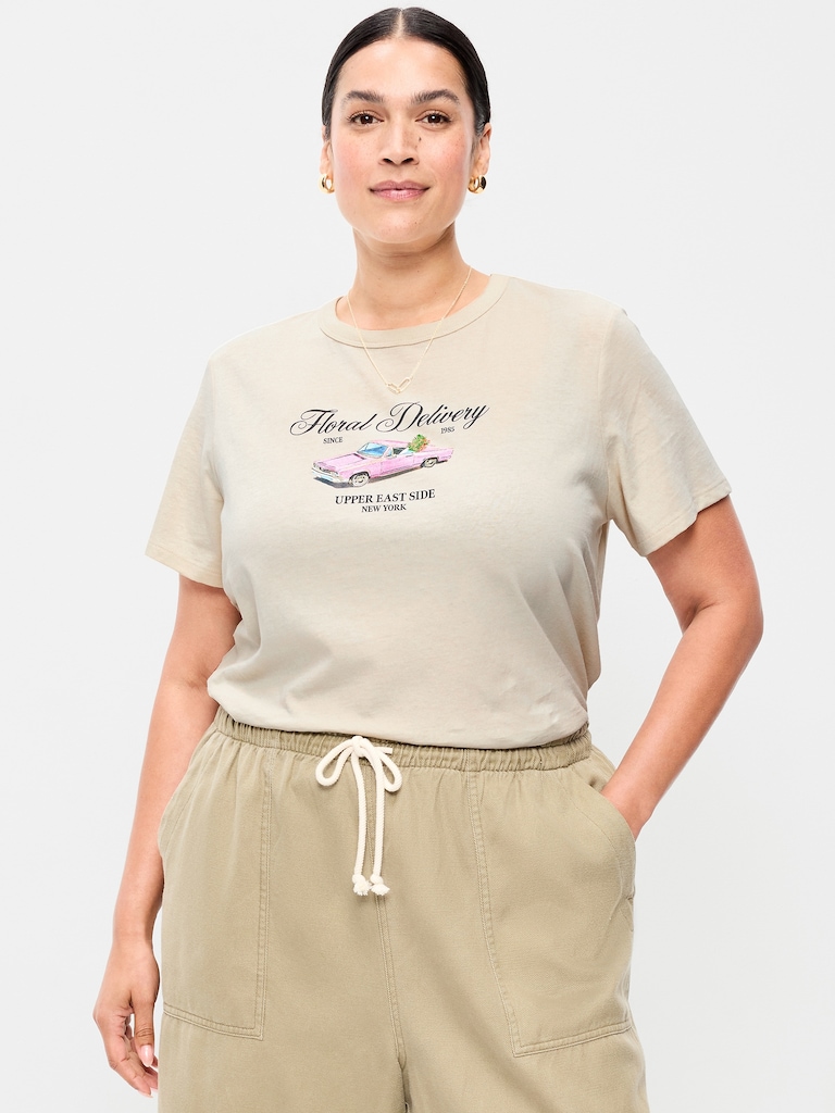 EveryWear Crew-Neck Graphic T-Shirt