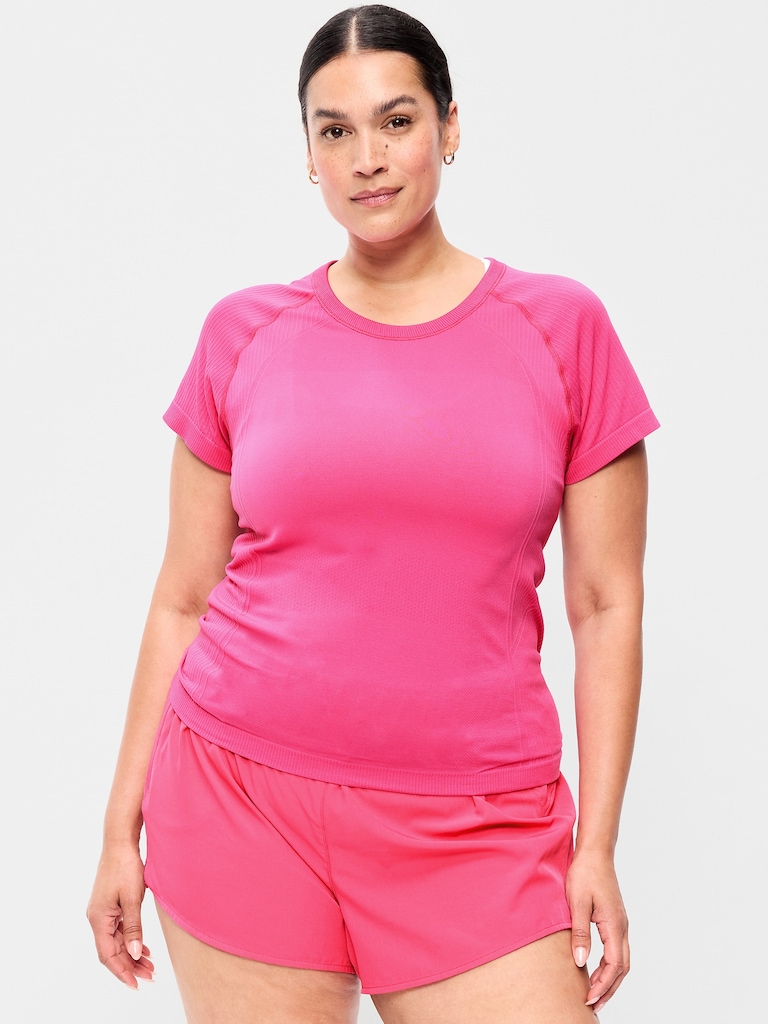 Fluid Seamless Fitted T-Shirt