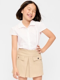 School Uniform Short-Sleeve Top for Girls