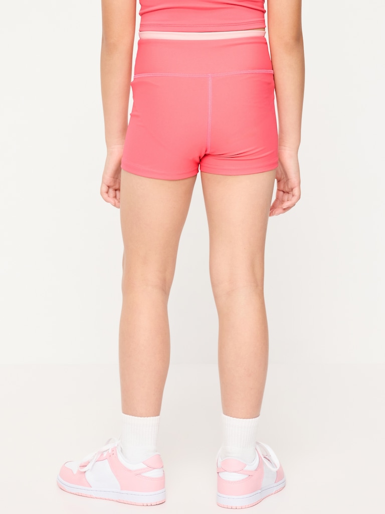 PowerSoft High-Waisted Shorts for Girls