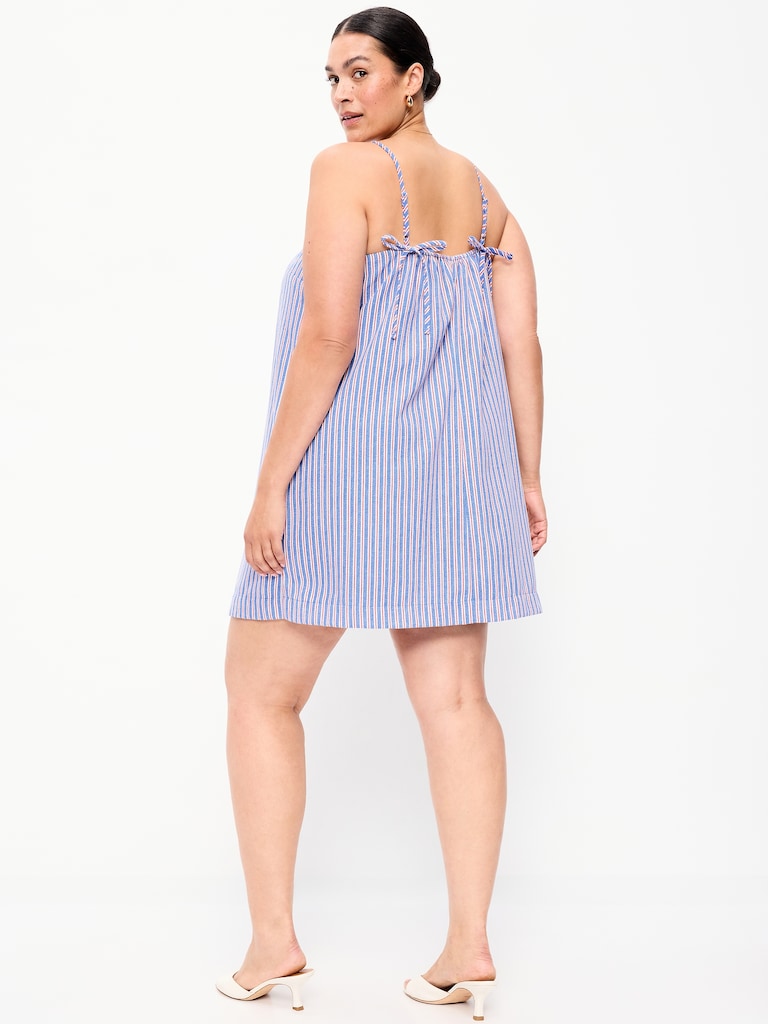 Strappy Mini Shift Dress