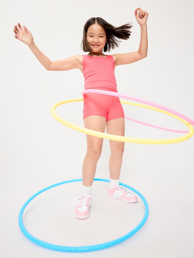 PowerSoft High-Waisted Shorts for Girls