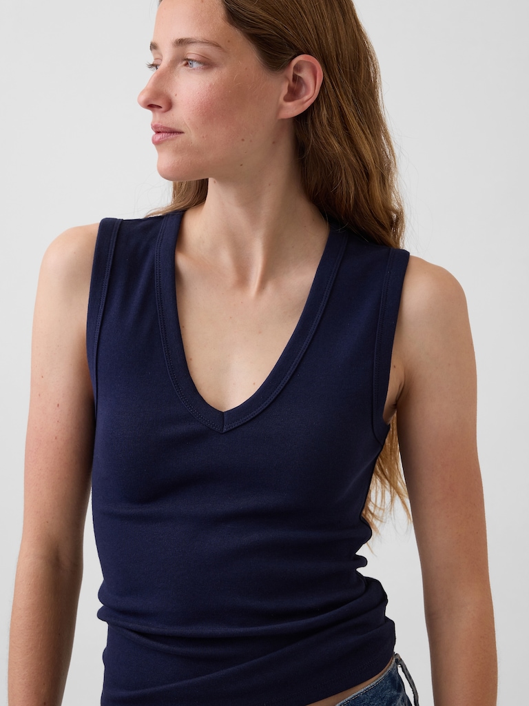 Modern V-Neck Tank Top