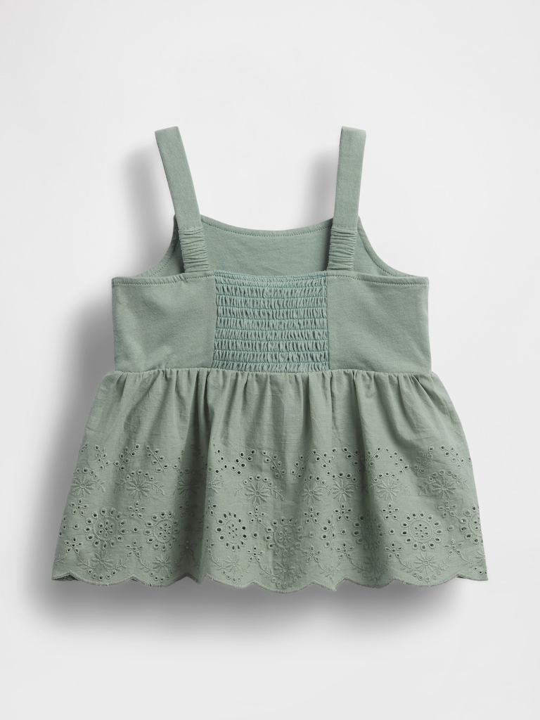 Baby & Toddler Eyelet Hem Top