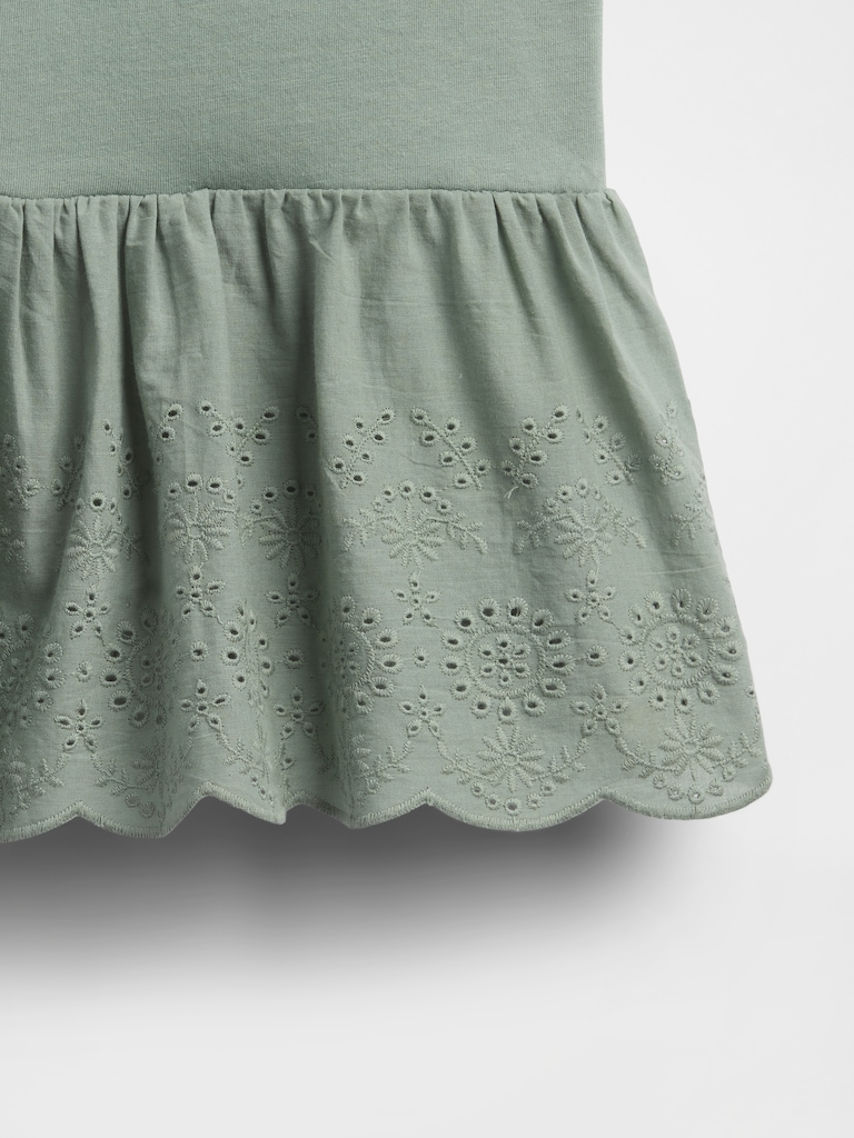 Baby & Toddler Eyelet Hem Top