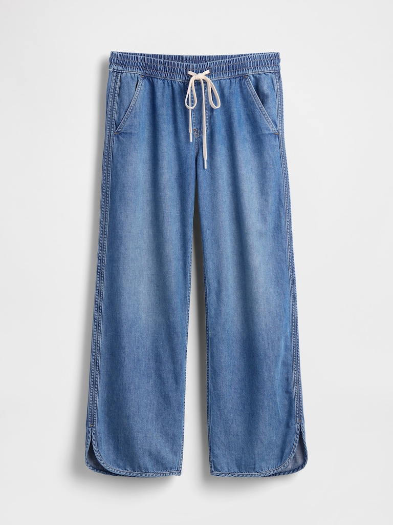 Low Rise UltraSoft '90s Loose Easy Dolphin-Hem Jeans