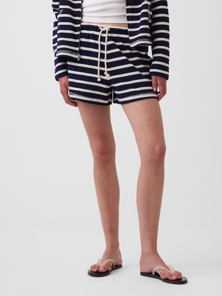3.5" Towel Terry Relaxed Easy Shorts