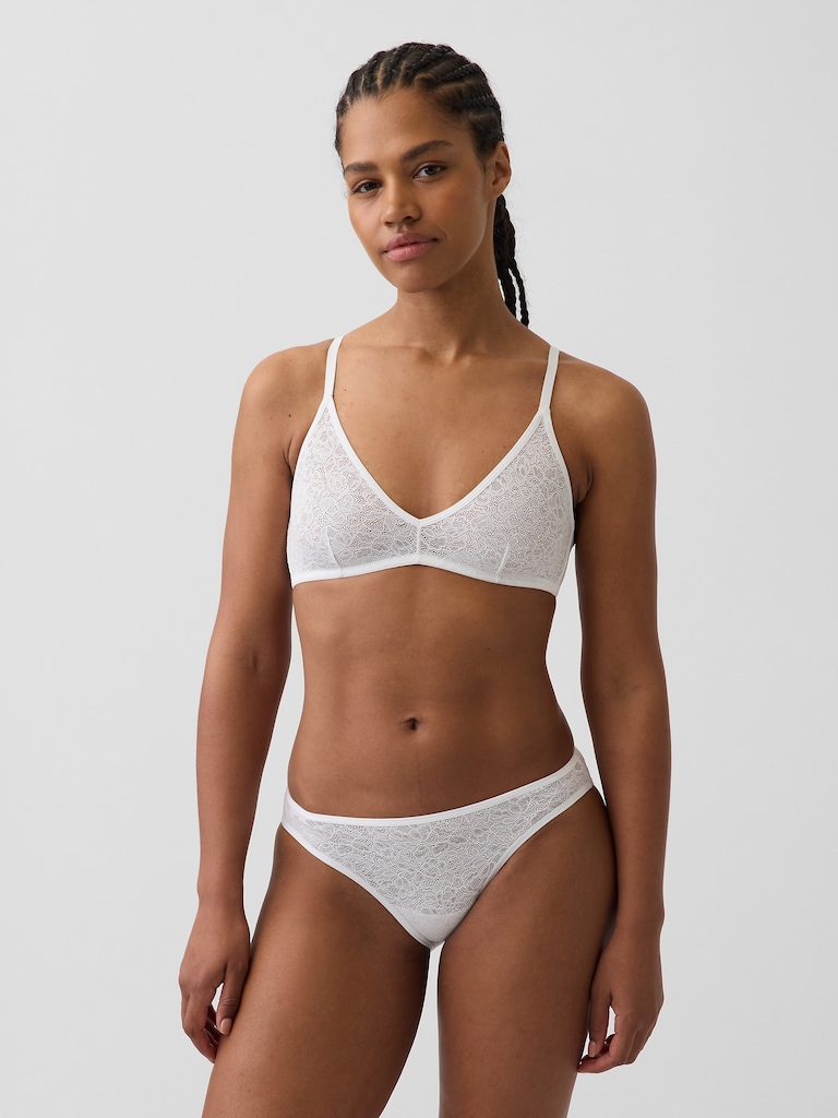 Lace Plunge Bralette