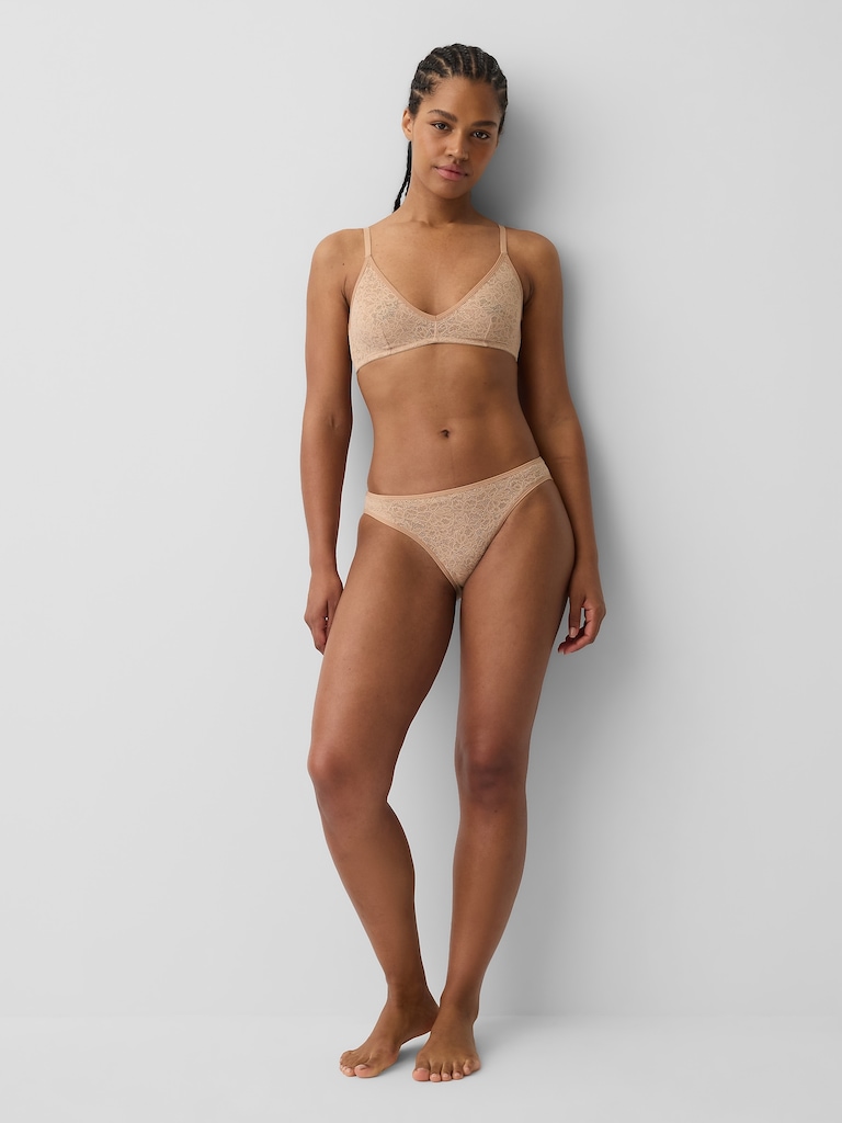 Lace Plunge Bralette