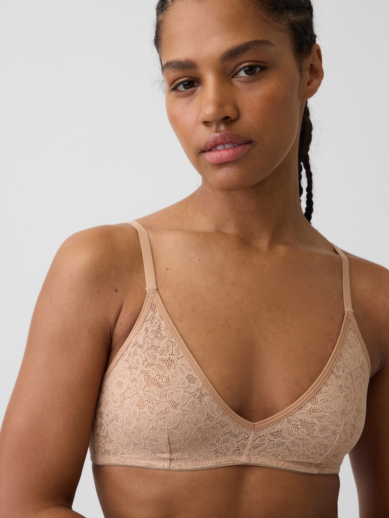 Lace Plunge Bralette