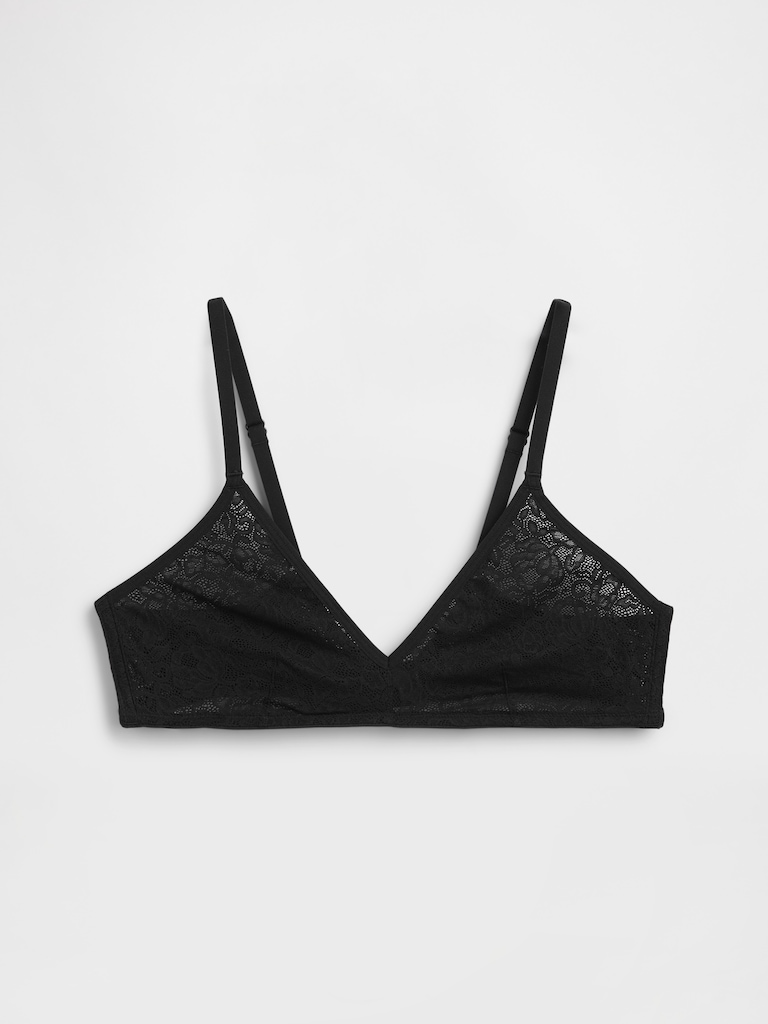 Soutien-gorge seconde peau à décolleté plongeant en dentelle