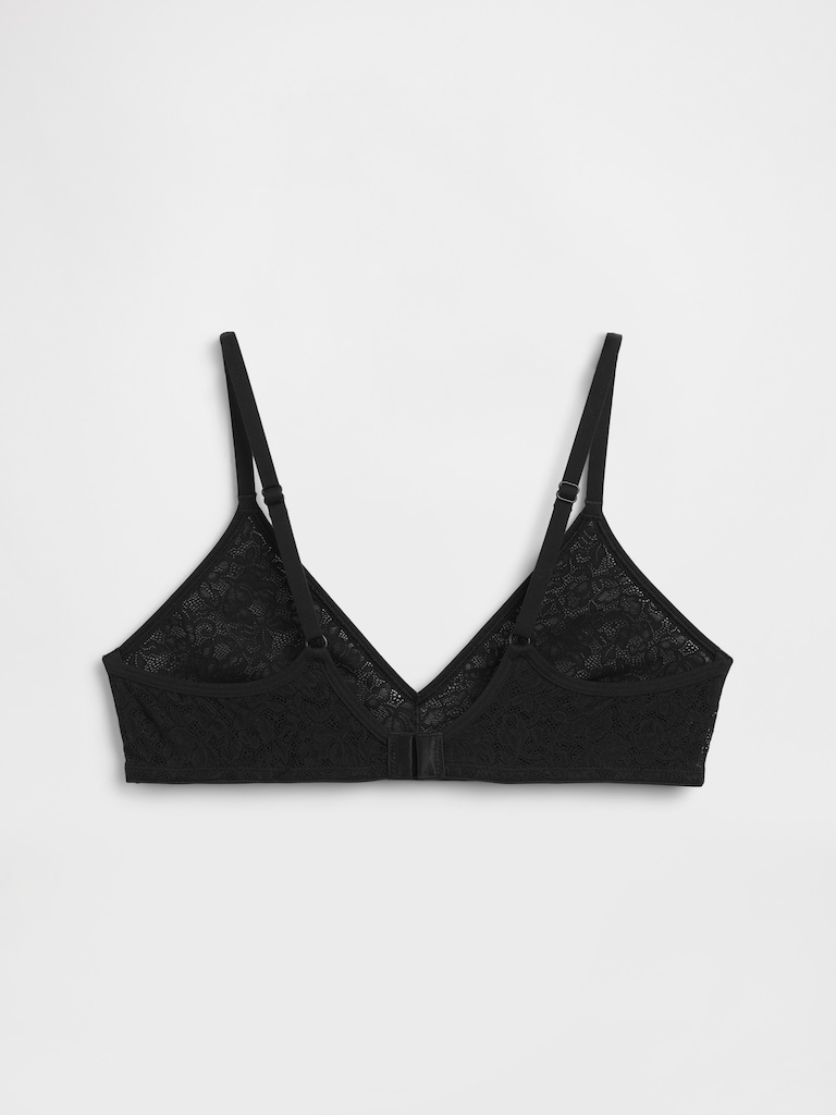 Soutien-gorge seconde peau à décolleté plongeant en dentelle