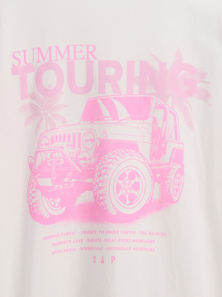 Kids Jeep Oversized Tunic T-Shirt