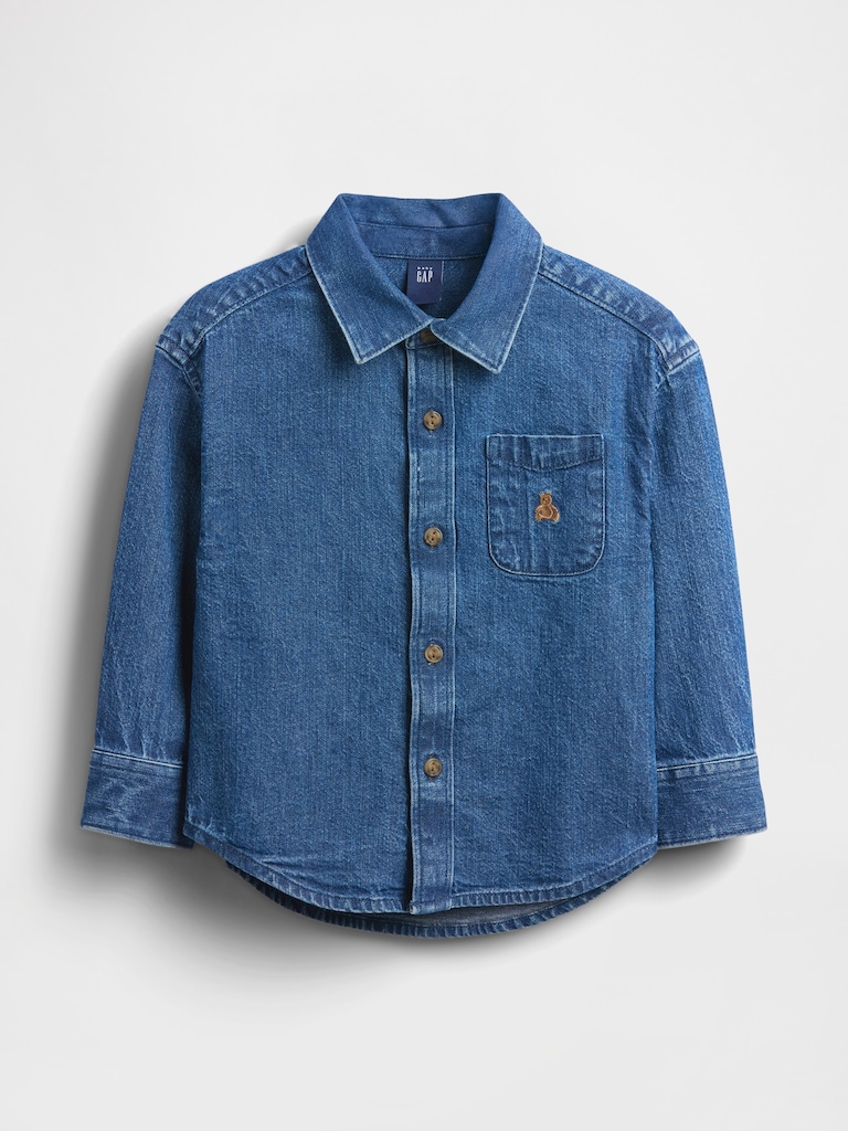 Baby & Toddler Denim Big Shirt