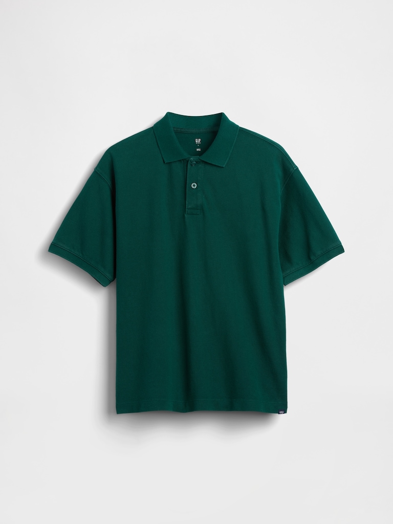 Kids Relaxed Pique Polo Shirt