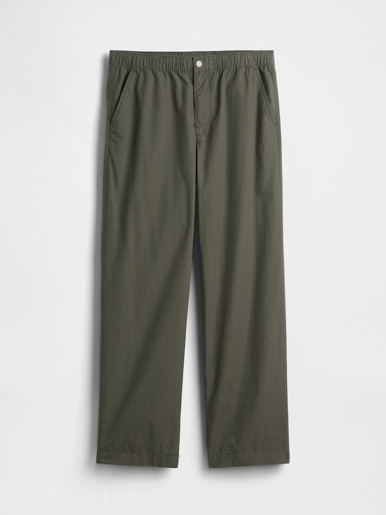 Pantalon ample années 90 en popeline
