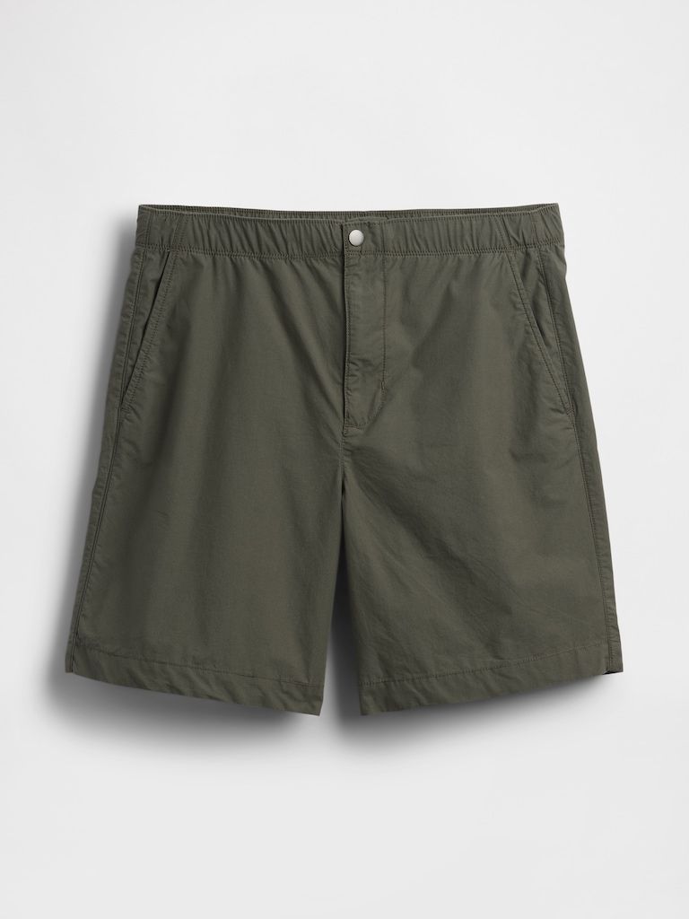 7" Poplin Relaxed Shorts
