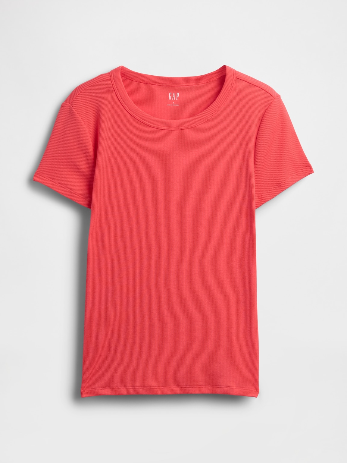 Essential Ribbed Crewneck T-Shirt