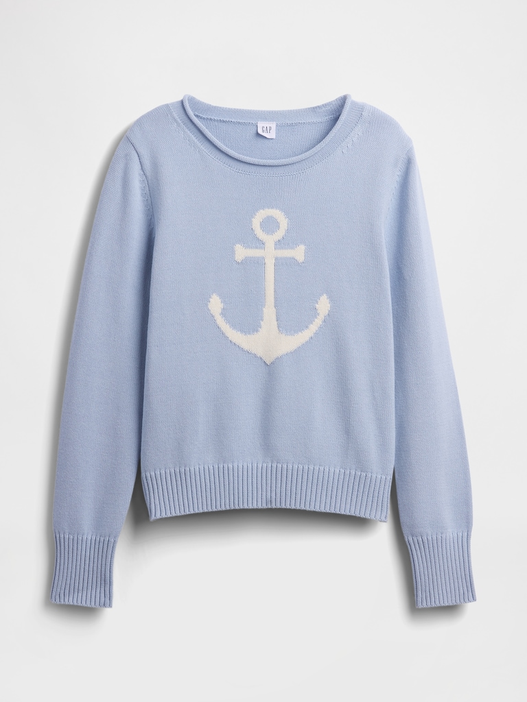 Rollneck Intarsia Sweater