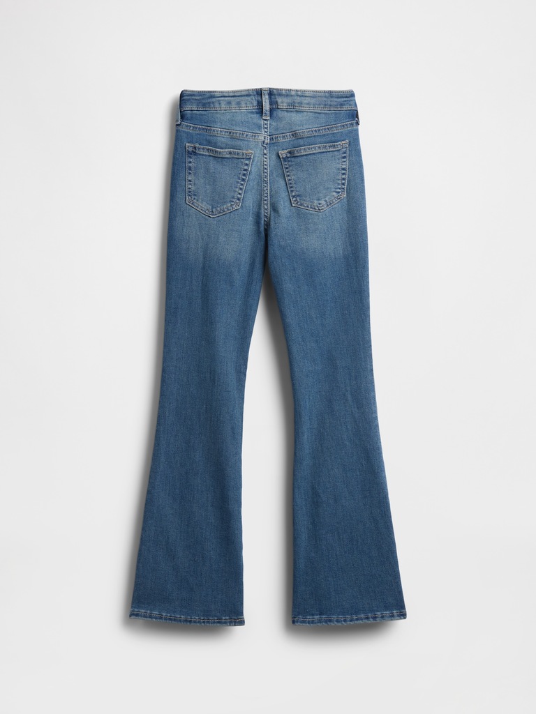 Kids High Rise '70s Flare Jeans