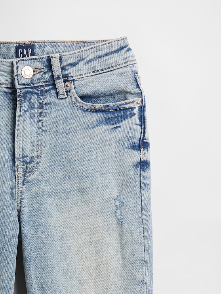 Kids High Rise '70s Flare Jeans