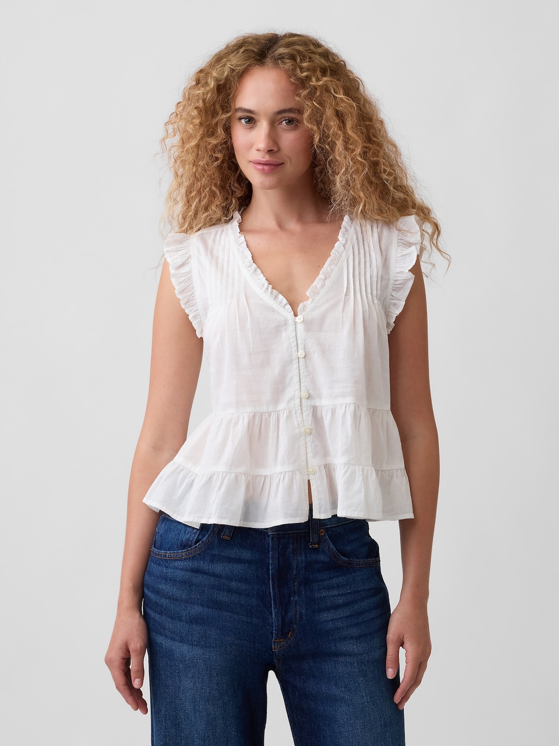 Tiered Ruffle Top