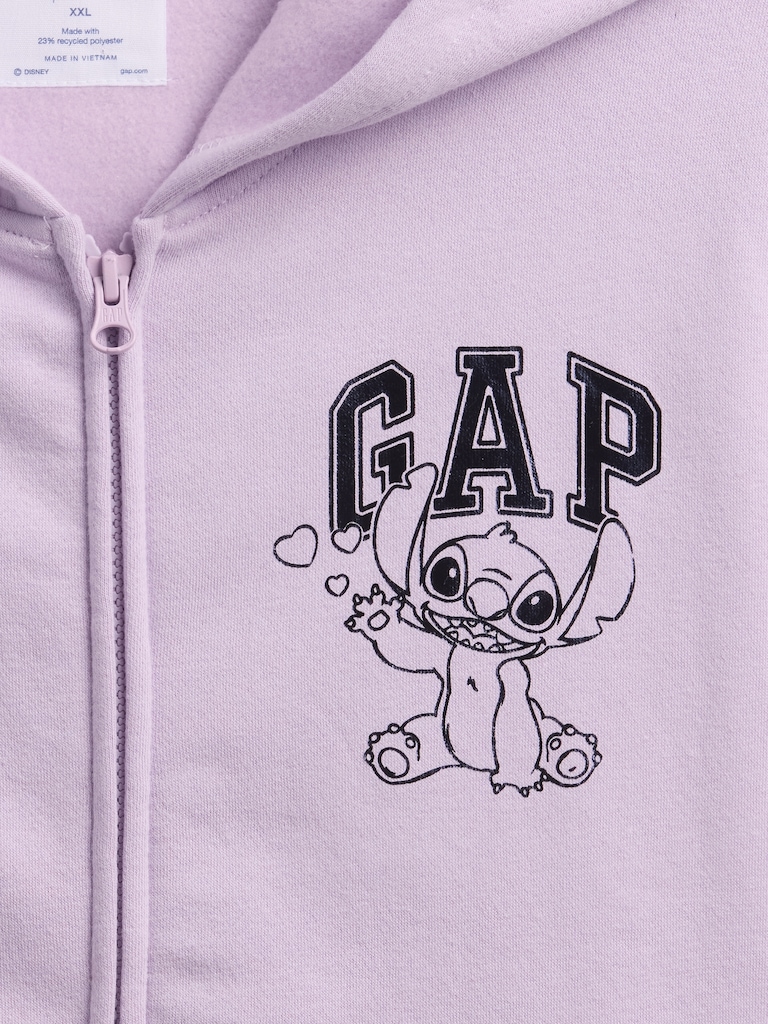 GapKids × Disney Lilo and Stitch Relaxed Zip Hoodie