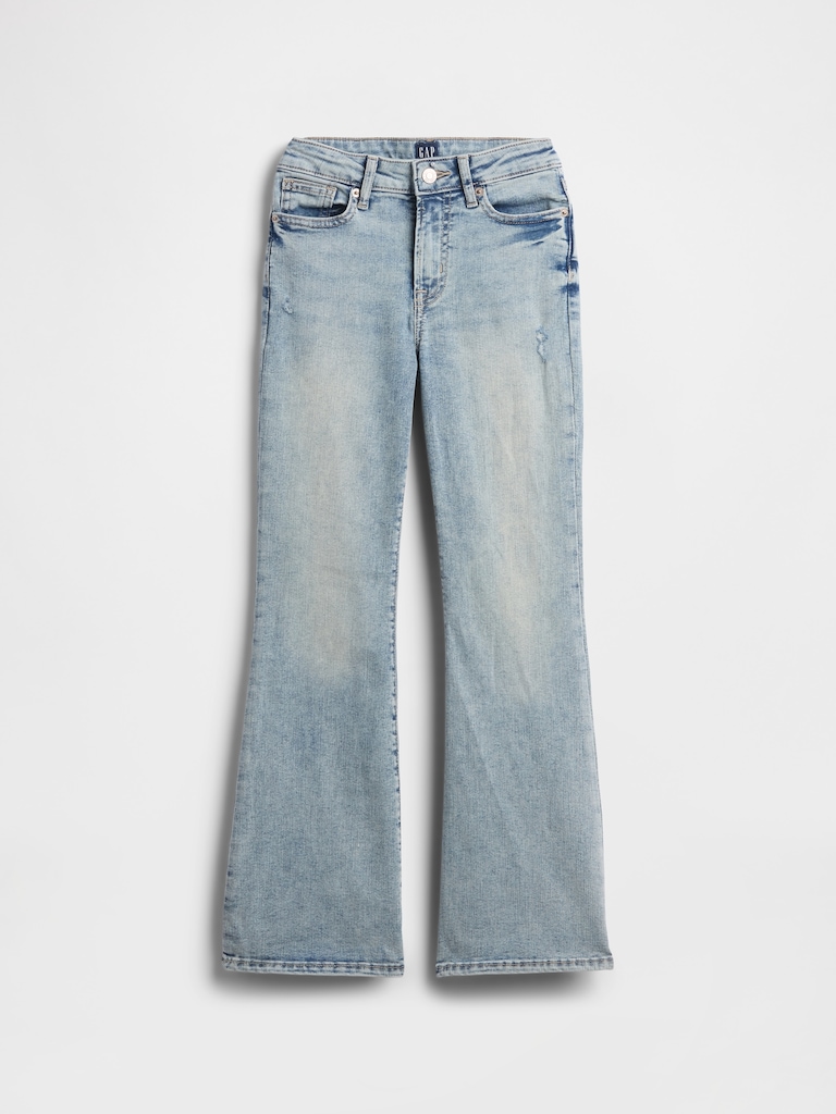 Kids High Rise '70s Flare Jeans