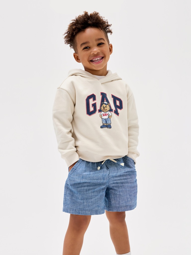 babyGap Relaxed Brannan Bear Logo Hoodie
