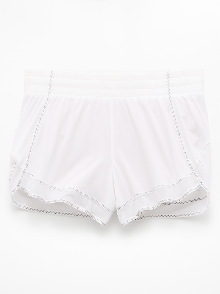 Mesh Racer Run Mid Rise 4" Short