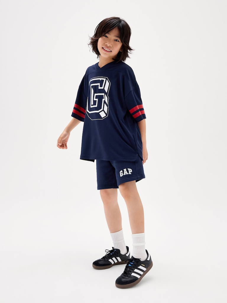 Kids Relaxed Gap Logo Pull-On Shorts