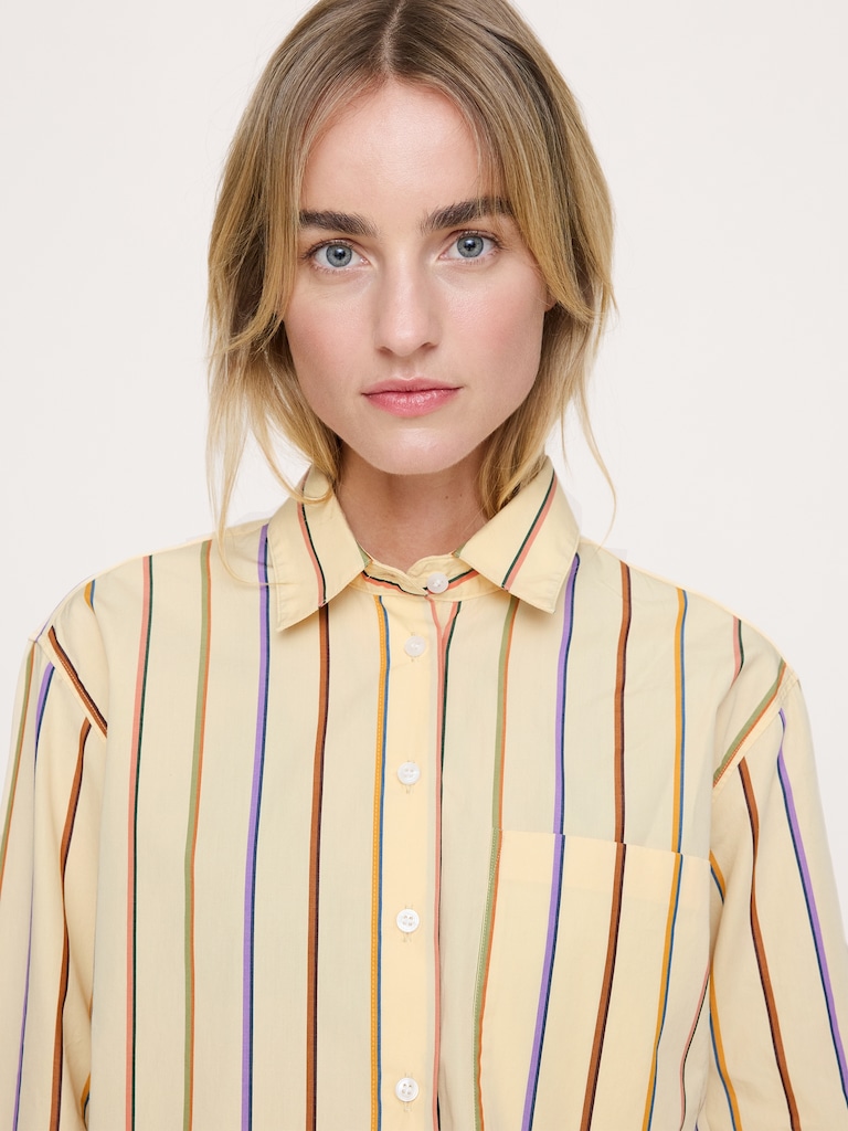 The Oversized Shirt in Cotton Poplin
