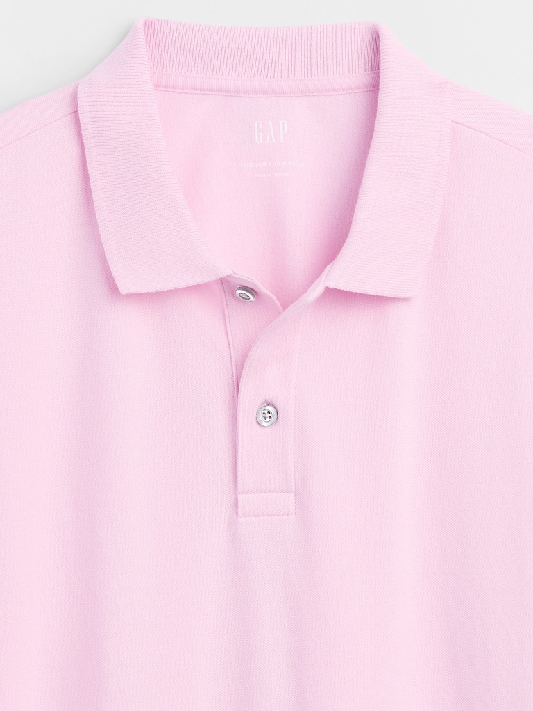 Stretch Pique Polo Shirt