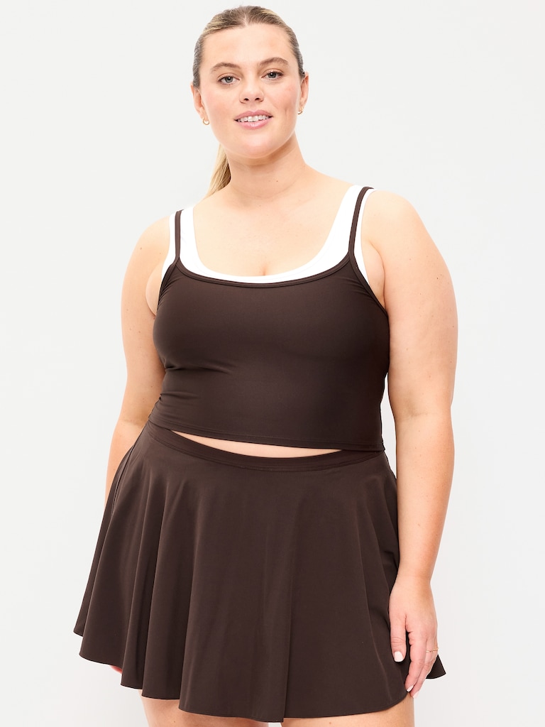 PowerSoft Layered Longline Bra