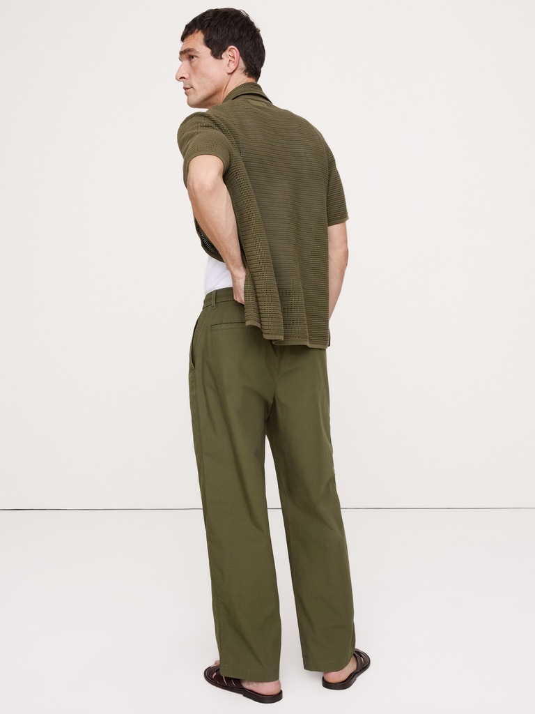 The Weekender Relaxed Pull-On Pant in Cotton