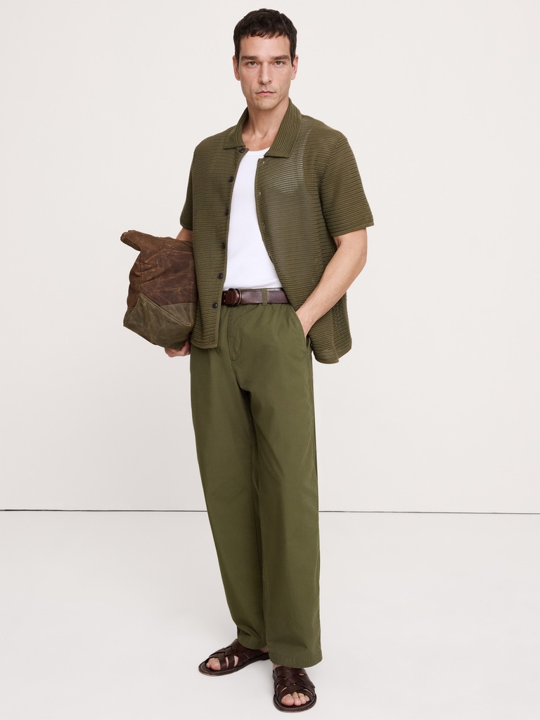 The Weekender Relaxed Pull-On Pant in Cotton