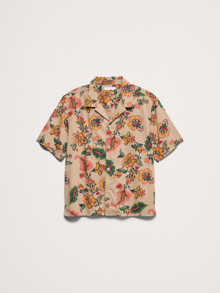 Relaxed-Fit Cotton Poplin Resort Shirt