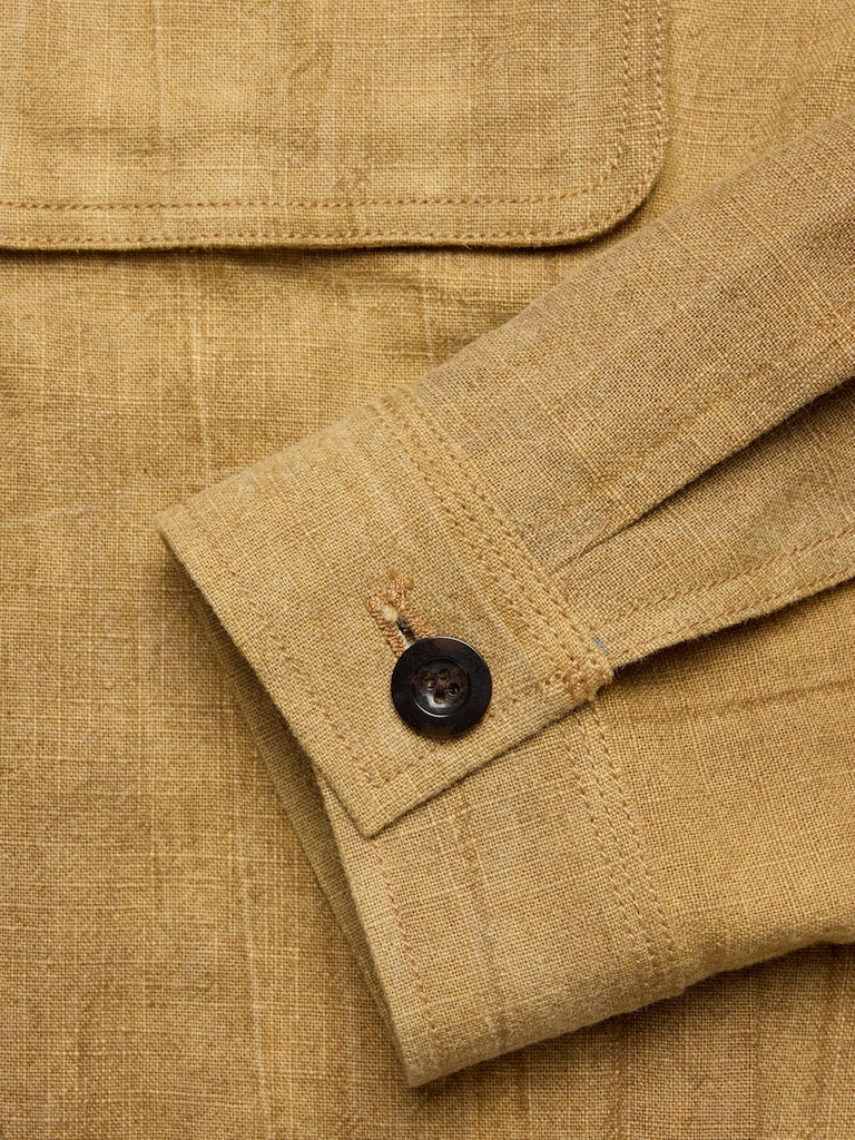 Ramie-Cotton Flight Jacket