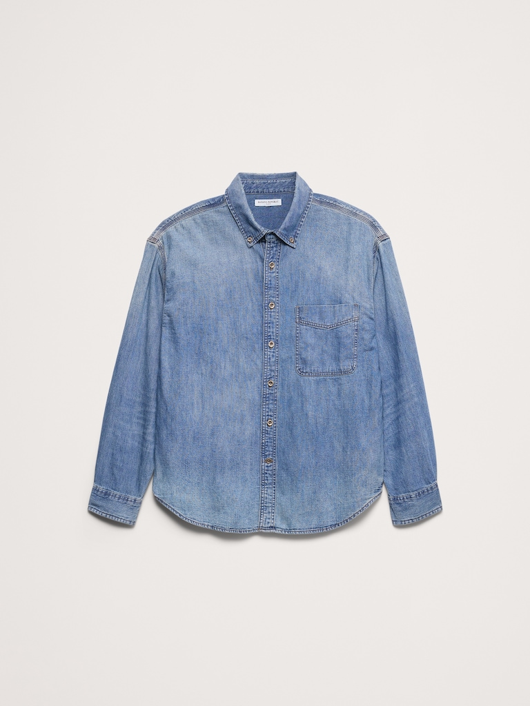Relaxed-Fit Denim Shirt