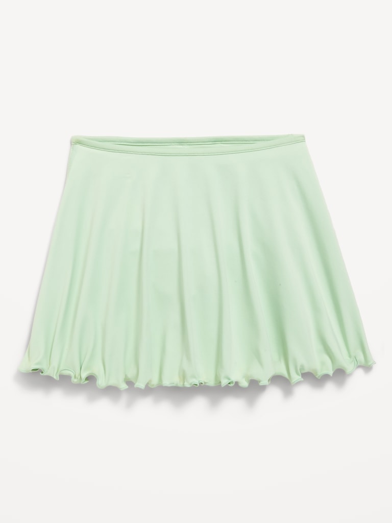 High-Waisted StudioSmooth Ruffled Skort for Girls