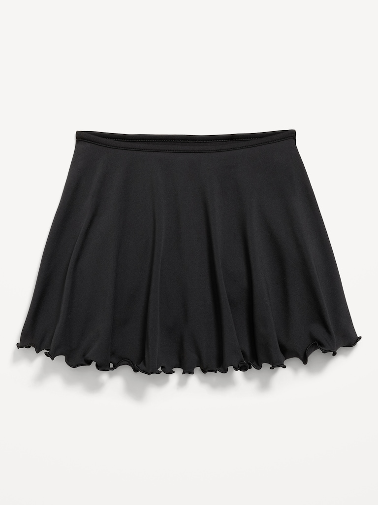High-Waisted StudioSmooth Ruffled Skort for Girls