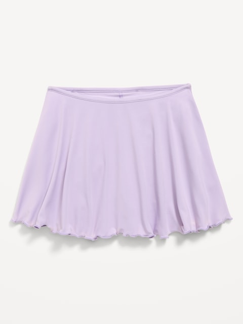 High-Waisted StudioSmooth Ruffled Skort for Girls