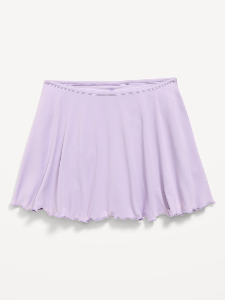 High-Waisted StudioSmooth Ruffled Skort for Girls