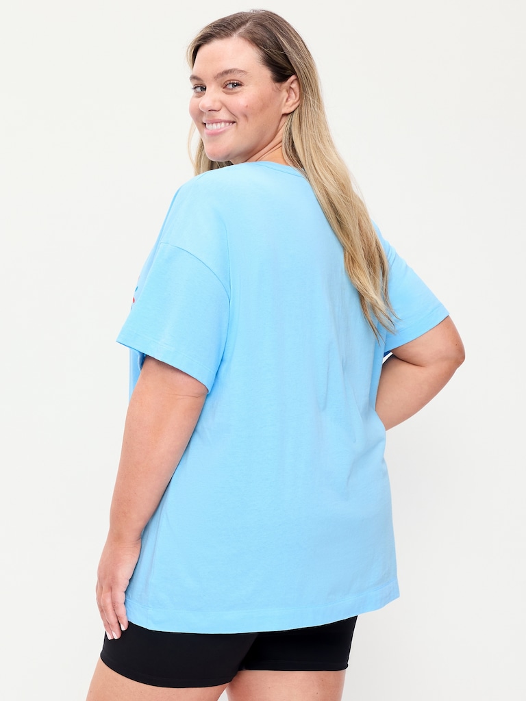 Hello Kitty® Oversized Graphic Tunic T-Shirt