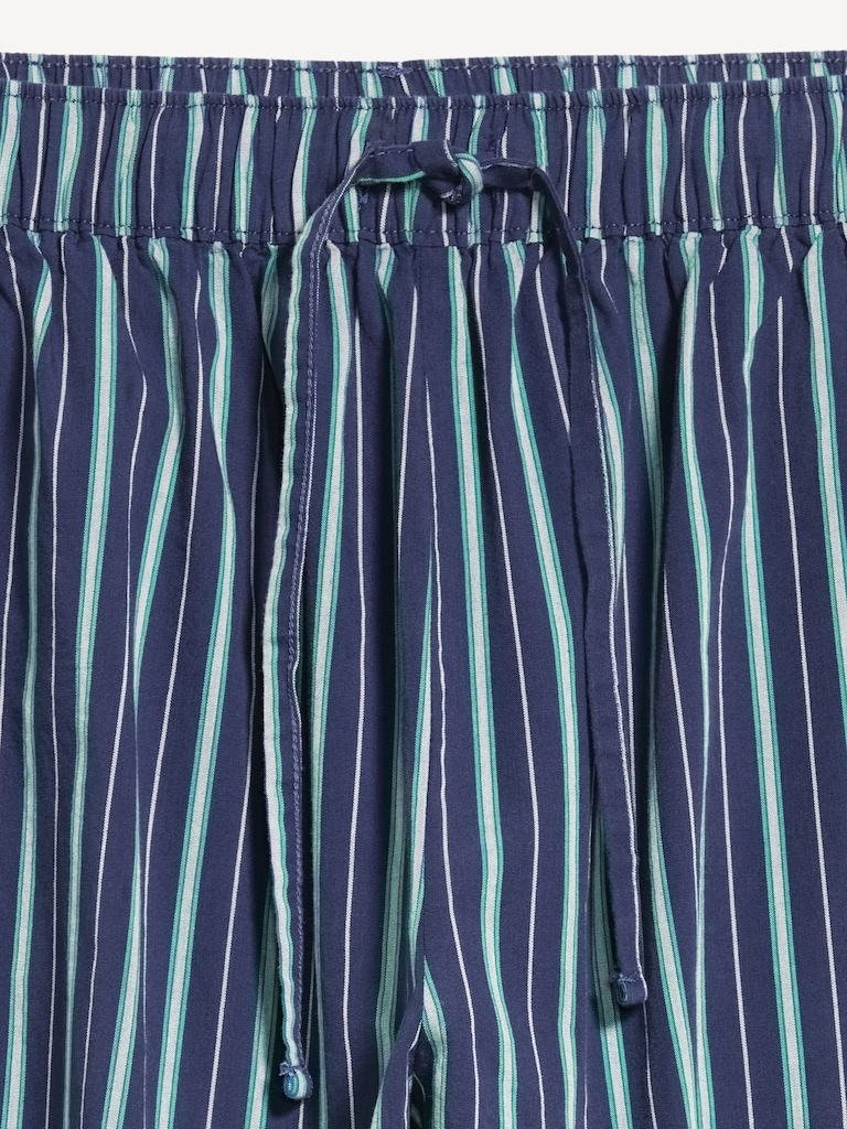 Cinched Poplin Balloon Pants