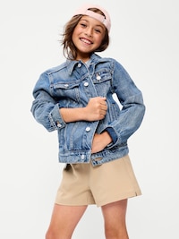 High-Waisted StretchTech Performance Shorts for Girls
