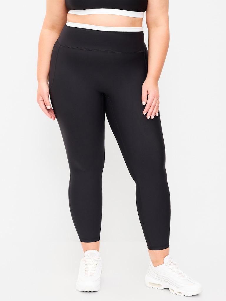 Extra-High Waisted PowerSoft Boundless 7/8 Pocket Leggings – No Front Seam